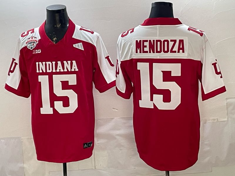 Men 2026 Ohio State Buckeyes #15 Mendoza Red Limited NCAA Jersey 086->ncaa teams->NCAA Jersey